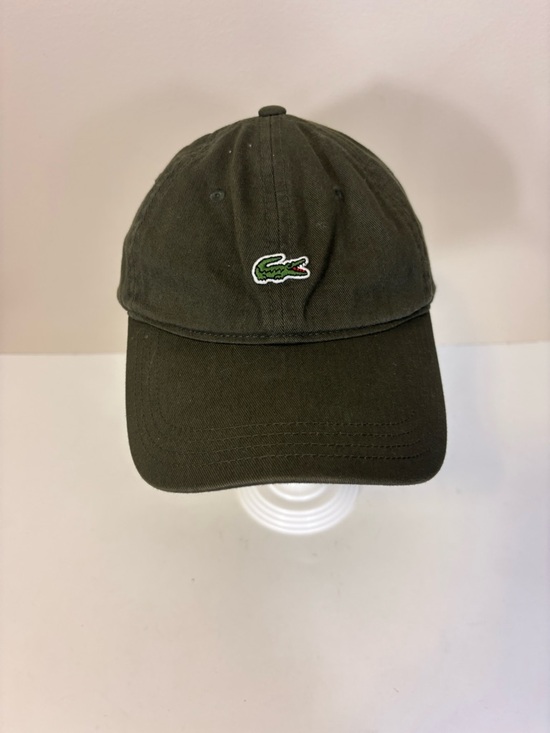 Lacoste Other - Lacoste Olive Green Crocodile Patch Baseball Cap Unisex